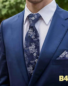 Set Cravatta e Fazzoletto Uomo Colorato 160cm - Accessori Matrimonio