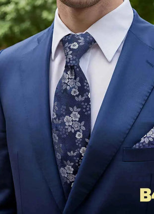 Set Cravatta e Fazzoletto Uomo Colorato 160cm - Accessori Matrimonio
