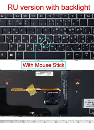 NEW US/SP/RU/JP Laptop replacement keyboard for HP EliteBook 828 G3/828 G4/725 G3/725 G4/820 G3/820 G4 backlight