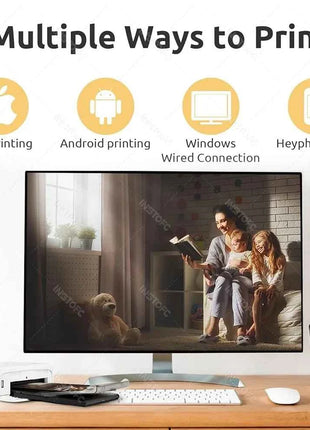 300dpi CP4000l 4x6 Inch Portable Full Color Photo Picture Printer Mini Househeld Thermal Sublimation and Paper Ribbon Home use