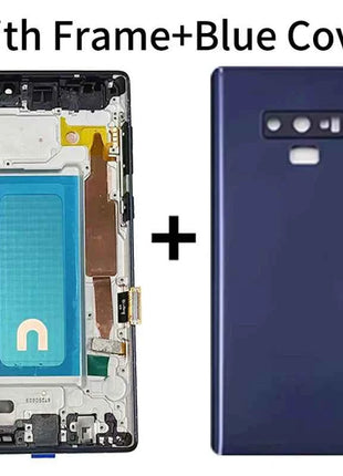 100% Test For Samsung Note9 LCD Display Touch Screen Digitizer Assembly For Samsung Note 9 N960F N960U N9600 LCD Frame