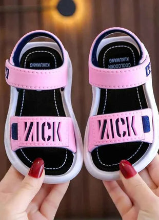 Sandali per bambini Studenti Scarpe antiscivolo Sandali semplici e generosi per ragazzi e ragazze Indossano e fuori Calzature casual per bambini con fondo morbido e facile