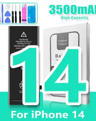 0 Cycle High Capacity Battery For iPhone 11 11Pro 12Pro 12 13 14 13Pro 14Pro Max Mini Phone Bateria + Free Tool Kit
