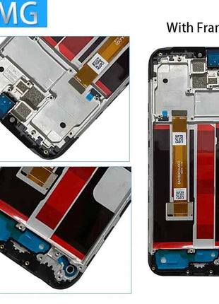 Original For Oppo A5 2020 LCD Display With Frame Screen Touch Panel Digitizer Replacement Parts CPH1931 CPH1959 CPH1933 CPH1935