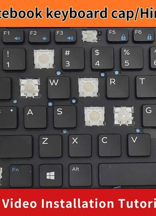 Replacement For DELL Laptop Keyboard Latitude 3340 3350 5480 5490 E3340 E7450 E5450 E7470 E5470 Keycaps Scissor Clip Hinge
