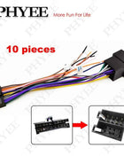 Adattatore per cablaggio da 10 pezzi a 20 Pin a ISO connettore a spina a 20 Pin cavo universale per autoradio Aftermarket