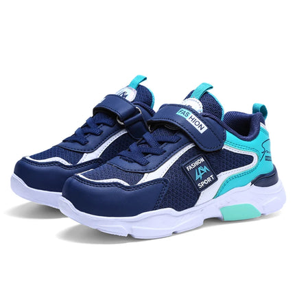 Scarpe da ginnastica per bambini Scarpe sportive casual per bambini per ragazzi Scarpe da corsa per scuola per ragazze con gancio e anello per bambini in rete estiva traspirante