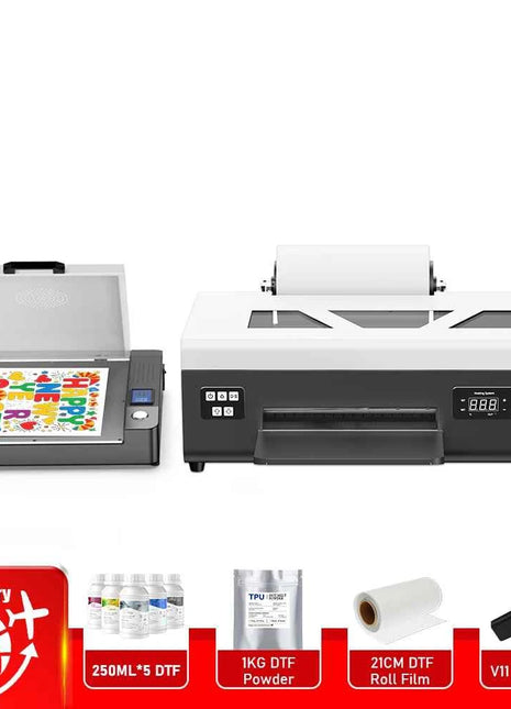 A4 DTF Printer L805 a4 dtf transfer printer for Epson l805 dtf printer bundle A4 t shirt printing machine with A4 dtf oven kits