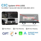 For BMW 1 Series E81 E82 E87 E88 2004-2012 CCC CIC Wireless Carplay Android Auto Car Multimedia Player Linux 1920*720 Screen