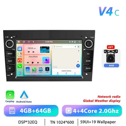 Podofo CarPlay Android Radio For Opel Astra Antara Corsa Zafira Combo Car Intelligent System 2din GPS Stereo Dashboard Car Radio