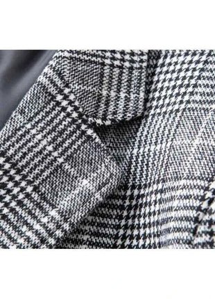Blazer Uomo Slim Fit a Quadri - Stile British Cerimonia 2025
