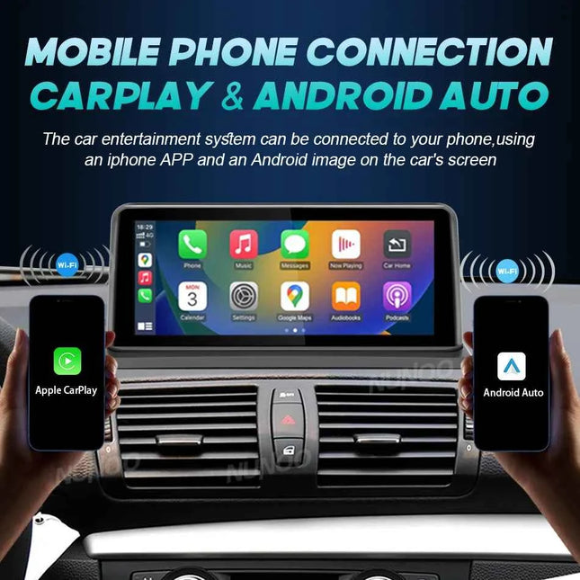 For BMW 1 Series E81 E82 E87 E88 2004-2012 CCC CIC Wireless Carplay Android Auto Car Multimedia Player Linux 1920*720 Screen