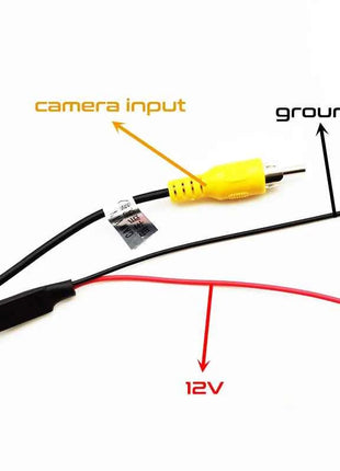 Cablaggio ingresso telecamera retromarcia a 4 pin, spina RCA, per Toyota Corolla, Camry, RAV4, Highlander, schermo originale Prado