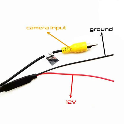 Cablaggio ingresso telecamera retromarcia a 4 pin, spina RCA, per Toyota Corolla, Camry, RAV4, Highlander, schermo originale Prado