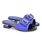 Pantofole estive stile italiano stile dolce per la festa di nozze reali sandali con cinturino alla caviglia scarpe da sposa da donna con strass eleganti