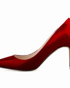 Women's Plus Size Pumps Classic Pointed High Heels Sexy 9cm Stiletto Heels Elegant and Comfortable Women's Red Wedding Party Shoes