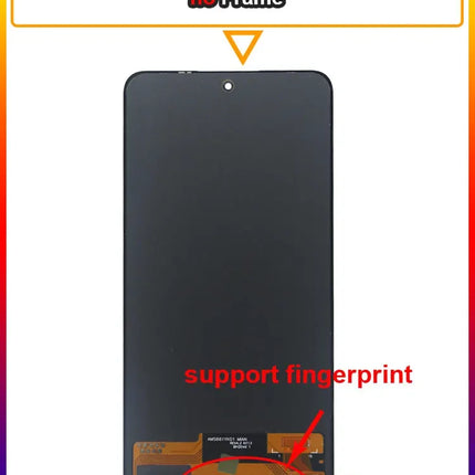 Testato AMOLED LCD per Xiaomi Redmi Note 13 4G 23129RAA4G Display LCD Touch Screen di ricambio con cornice per Redmi Note 13 4G
