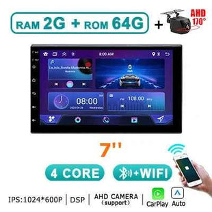 7" 9" 10" Universal Android 14 Auto Carplay Car Radio For VW Volkswagen Nissan Hyundai 2 DIN Autoradio Stereo Multimedia Player