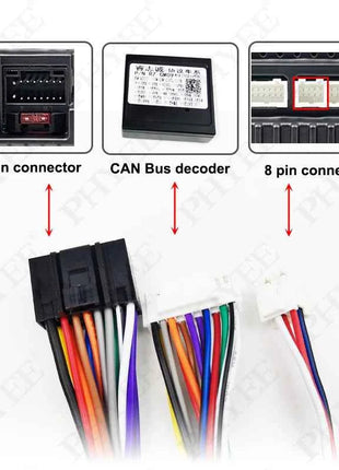 Adattatore per cablaggio CAN Bus, cavo Android con connettore a 16 pin, per Chevrolet Cruze, Spark, Malibu, Onix, Aveo, Zafira, Insignia