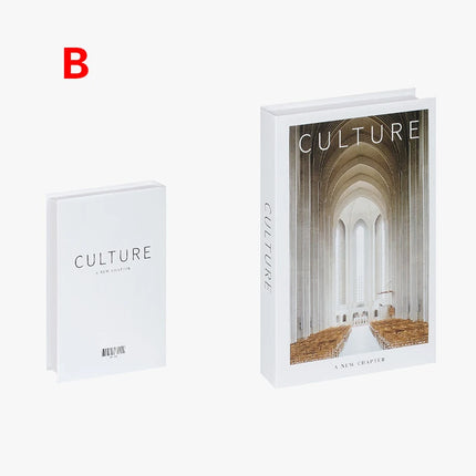 Nuovi libri finti di lusso per la decorazione Libro di simulazione creativa di moda Ornamento da tavolo Libri da tavolino Decorazioni per la casa