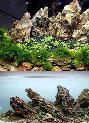 250g 500g 1000g Natural Aquarium Decor Stone Rockery Landscaping Fish Tank Microporous Stone Good for Plants Growth