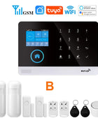 WiFi + GSM/4G and 2G Wireless Security Protection Smart Home App and Tuya Home Security Alarm System Alexa Remote Operation 433 Mhz