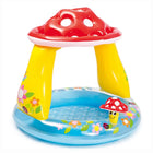 Tropical Island Coconut Tree Design piscina gonfiabile per bambini piscina per bambini con tettuccio parasole 1-3Y divertimento gioco d'acqua all'aperto