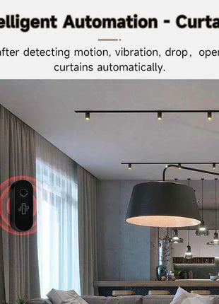 Tuya WiFi Vibration Sensor White Black Door Window Glass Broken Detector Home Security Anti-theft Smart Life APP Real-Time Alert