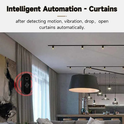 Tuya WiFi Vibration Sensor White Black Door Window Glass Broken Detector Home Security Anti-theft Smart Life APP Real-Time Alert