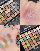 Shimmer Eyeshadow Palette 40 Colors Eye Shadows Matte Glitter Pigment Eye Shadows Wterproof Korean Eye Makeup Palette Cosmetics