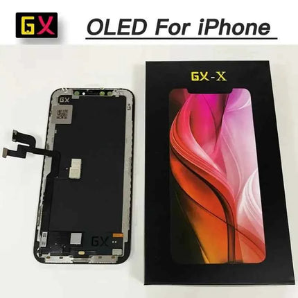 Display OLED GX di alta qualità con True Tone e 3D Touch per iPhone X, XS Max, 11, 12, 13, 14, 15, 16 Pro Max - Sostituzione schermo LCD
