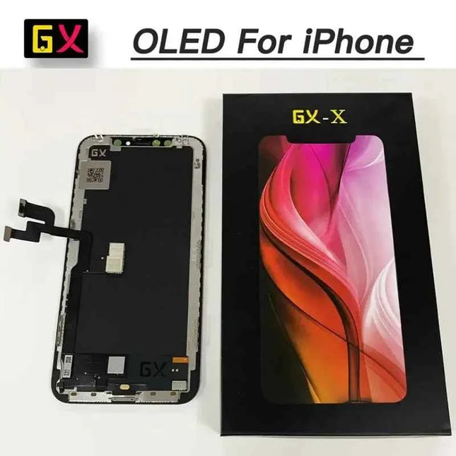 Display OLED GX di alta qualità con True Tone e 3D Touch per iPhone X, XS Max, 11, 12, 13, 14, 15, 16 Pro Max - Sostituzione schermo LCD