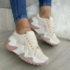 Sneakers Donna Estate Canvas Suola Alta - Scarpe Casual Comode