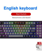 E-YOOSO Z94 USB Mechanical Gaming Keyboard Wired Monochrome Backlit 94 Key Russian Brazilian Portuguese for Compute Laptop PC