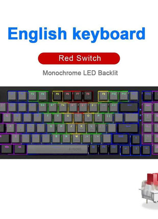 E-YOOSO Z94 USB Mechanical Gaming Keyboard Wired Monochrome Backlit 94 Key Russian Brazilian Portuguese for Compute Laptop PC