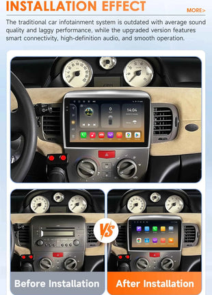 Hizpo 8Core 2Din AI Android 14 Car Radio For Lancia Ypsilon 2006-2011 Car Multimedia GPS 4G Carplay 360Camera By Snapdragon 6115