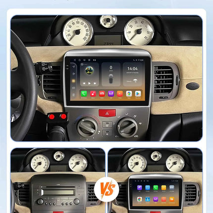 Hizpo 8Core 2Din AI Android 14 Car Radio For Lancia Ypsilon 2006-2011 Car Multimedia GPS 4G Carplay 360Camera By Snapdragon 6115
