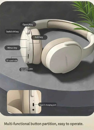Bosebye Headphones P2961 Wireless Bluetooth 5.3 Original Earphone Stereo HIFI Headset Game Earbuds With Mic For Samsung iPhone