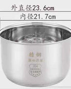 Pentola Interna Midea in Acciaio Inox 304 - 3L 4L 5L per Rice Cooker FS3010/70