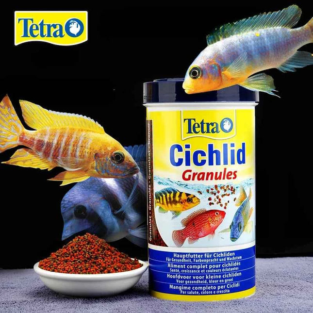 Tetra Cichlid Granules Water Premium Formula Tropical Ornamental Fish Food