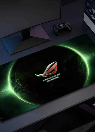 Asus Rog Mause Pad Anime Mouse Mats Gaming Computer Desk Mat Mouse Carpet Pc Accessories Gamer Mouse Pad Speed Rubber Mat