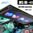 110-240V AQUA NEST Aquarium Light W30/40/60 Full CREE Spectrum Saltwater Lighting Invisible WiFi Design for Coral Reef Fish Tank