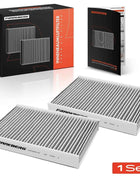 Filtro Abitacolo a Carbone Attivo Frankberg 2x per VW UP 121, Skoda Citigo NF1, Seat Mii KE1 1.0L 1S0819669 CUK26006