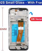 OEM For Samsung Galaxy A02s A025 Display Touch Screen Digitizer Assembly Panel Phone LCD Display Screen Replacement With Frame
