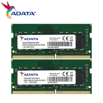 ADATA Laptop Memory RAM DDR4 8GB 16GB 3200MHz SO-DIMM Memory Module for notebook