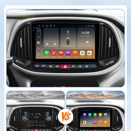 Hizpo AI Voice Autoradio Radio For Fiat Doblo 2015 - 2019 4G Car Multimedia GPS 2din Wireless CarPlay Android Auto Navigation BT