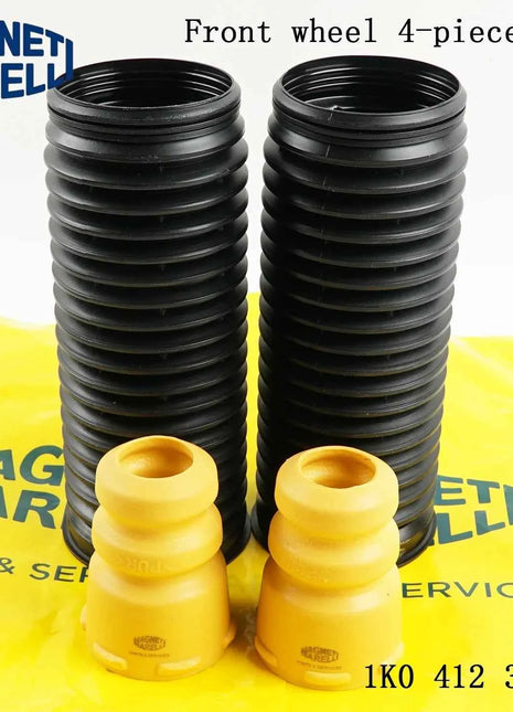 4 Pezzi 3C0513425 1T0511359 Copertura Antipolvere per Ammortizzatori Anteriori e Posteriori per VW Golf Jetta Passat Tiguan 1K0412303B