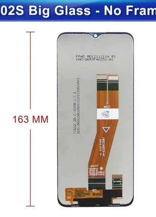 OEM For Samsung Galaxy A02s A025 Display Touch Screen Digitizer Assembly Panel Phone LCD Display Screen Replacement With Frame