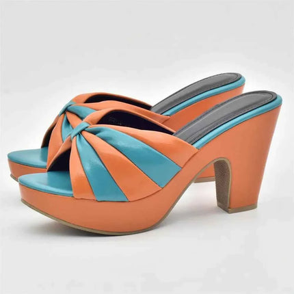 Nuovo arrivo Set di scarpe e borse per donna 2025 Scarpe e borse africane Set coordinato Scarpe da sposa Décolleté con zeppa da sposa per donna