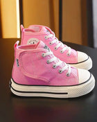Good quality canvas shoes for children Boys' shoes Graffiti New spring and autumn girls' shoes Non-slip sneakers